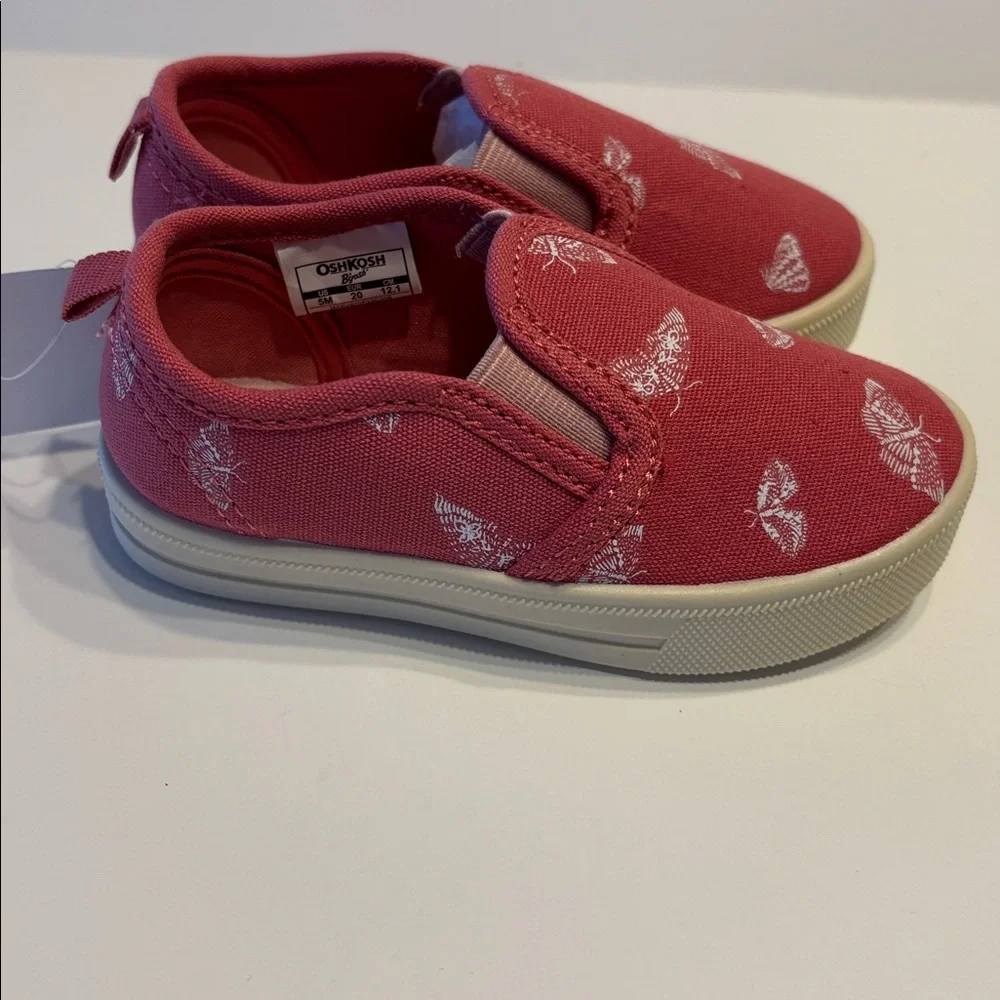 OshKosh B'Gosh Slip-On Butterfly Theme Sneakers